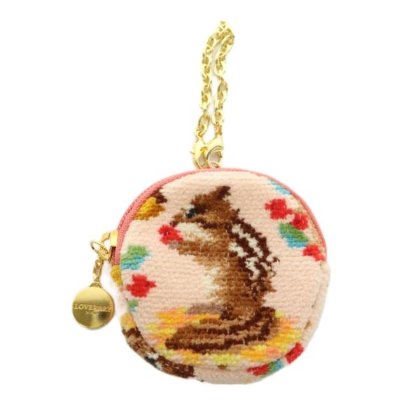 ラブラリーバイフェイラー LOVERARY BY FEILER シマシマリス サークルポーチ 総柄 ...