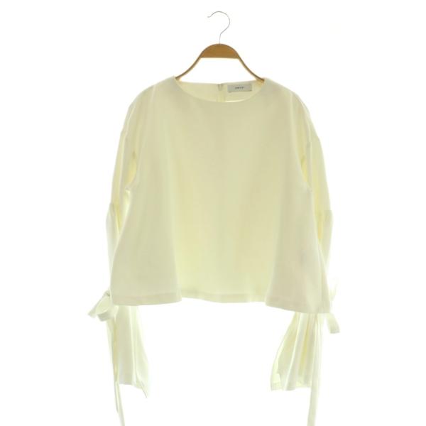 アメリヴィンテージ Ameri VINTAGE ブラウス 長袖 プルオーバー フレアスリーブ リボン...