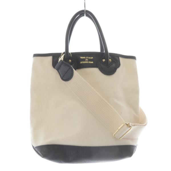ヤングアンドオルセン YOUNG &amp; OLSEN キャンバス レザー 2way トートバッグ ショル...