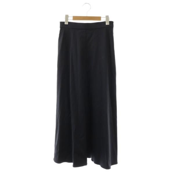 エブール ebure 24AW フレアロングスカート 38 ネイビー /DO ■OS ■SH レディ...