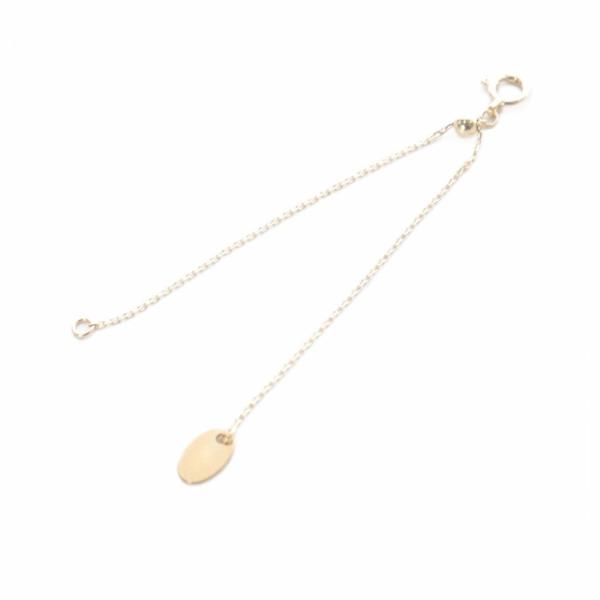 ヨンドシー 4℃ アジャスターチェーン K10 イエローゴールド /SR レディース