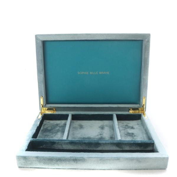 ソフィー ビル ブラーエ SOPHIE BILLE BRAHE ジュエリーボックス ベルベット ブル...