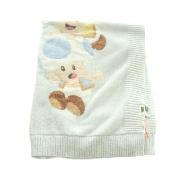 未使用品 ジェラートピケ 25SS × ニンテンドー Nintendo キノピオ ブランケット 総柄...
