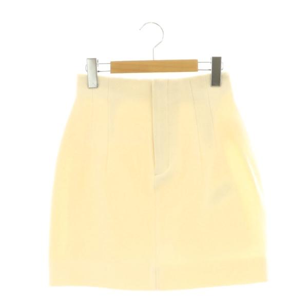 セルフォード CELFORD 24AW フォルムミニスカート タイト 36 アイボリー /CX ■O...