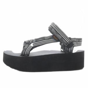 テバ Teva FLATFORM UNIVERSAL スポーツサンダル プラットフォーム ベルクロ 23cm ブラック 1008844 /YO1 ■SH レディース