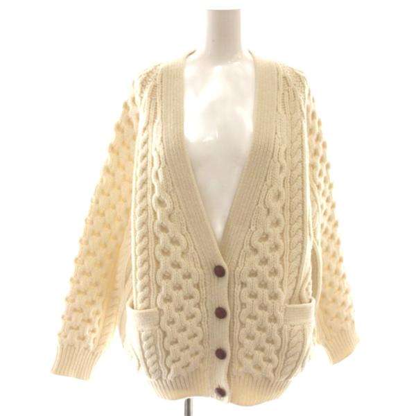 セリーヌ CELINE by Hedi Slimane 2A551374D ウール×カシミヤ ケーブ...