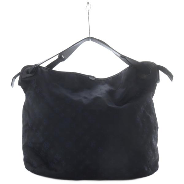 ラシット RUSSET トートバッグ ハンドバッグ モノグラム 総柄 ナイロン ブラック ネイビー ...