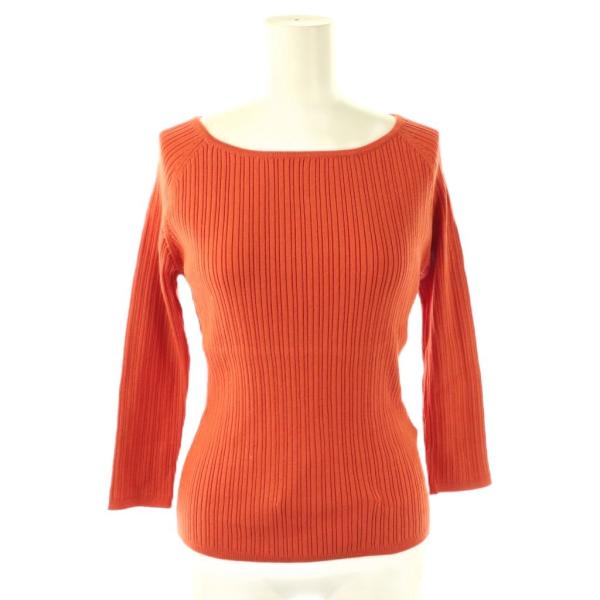 未使用品 アプワイザーリッシェ Apuweiser-riche リブニットカットソー プルオーバー ...