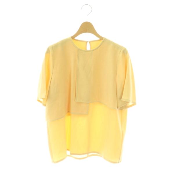 デザインワークス DESIGNWORKS ジョーゼットアンシンメトリーブラウス プルオーバー 38 ...