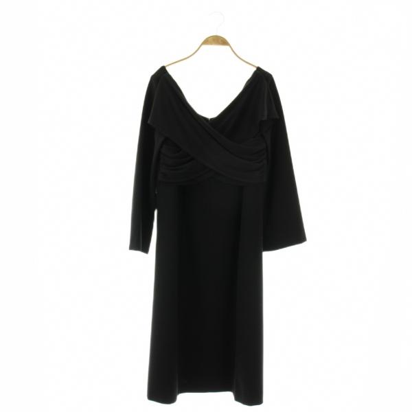 ミュラー オブ ヨシオクボ muller of yoshiokubo クロスショルダードレス ワンピ...