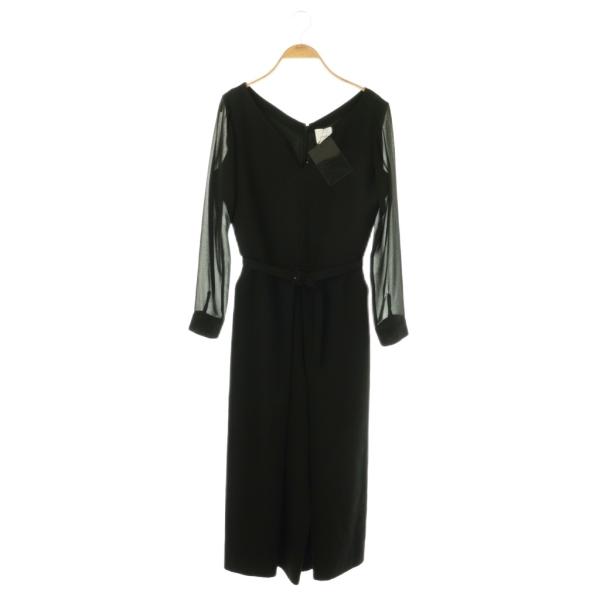 アメリ AMERI オールインワン 長袖 ワイドパンツ Vネック S 黒 /NR ■OS レディース