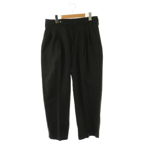 エディションズエムアール EDITIONS M.R ウール2タックパンツ テーパード 48 ブラック...