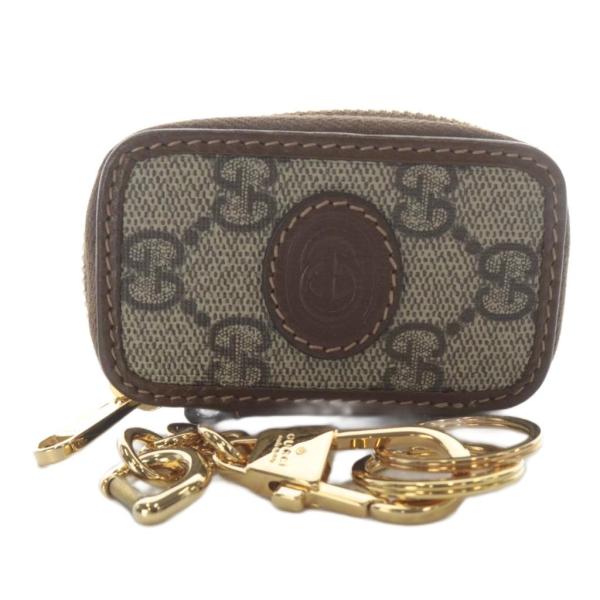 グッチ GUCCI Smart Key Case GG レトロ スマートキーケース ブラウン 751...
