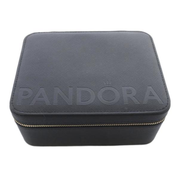 パンドラ PANDORA アクセサリーケース ジュエリーボックス ロゴ 黒 ブラック /SR レディ...