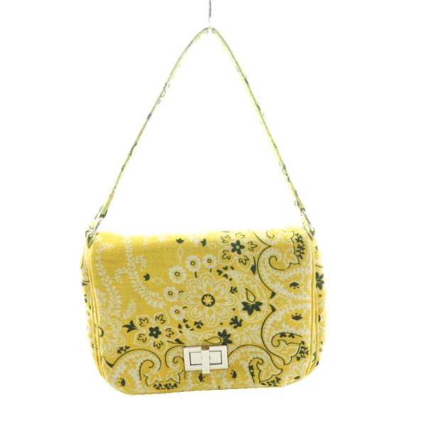 ミヤギヒデタカ for 6 バンダナ フラップ バッグ BANDANA FLAP BAG ハンド 黄...