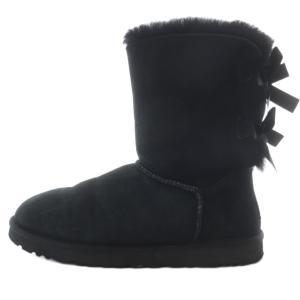 アグ オーストラリア UGG australia ベイリーボウ ムートンブーツ ショートブーツ 24cm 黒 ブラック 1002954 /SR ■SH レディース