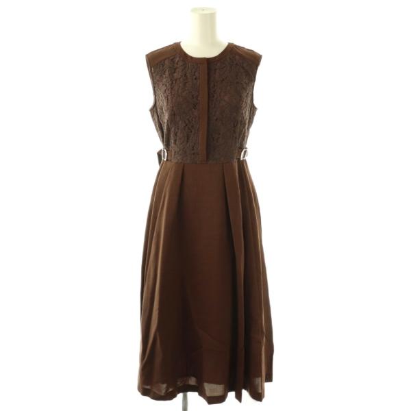 未使用品 アプワイザーリッシェ Apuweiser-riche レースコンビワンピース ロング 1 ...