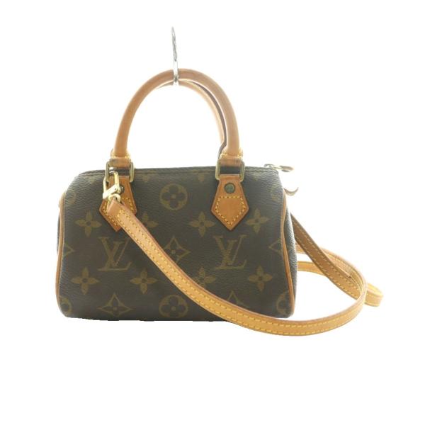 ルイヴィトン LOUIS VUITTON モノグラム ミニスピーディ ハンドバッグ ショルダー 2W...