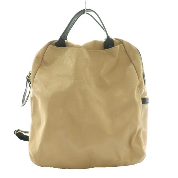 ジャックゴム アトリエリネン ラミ リュックサック デイパック コーティングリネン ベージュ /SS...
