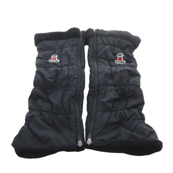 ピッコーネ PICONE レッグウォーマー フェイクファー装飾 ブラック /YO14 ■SH レディ...