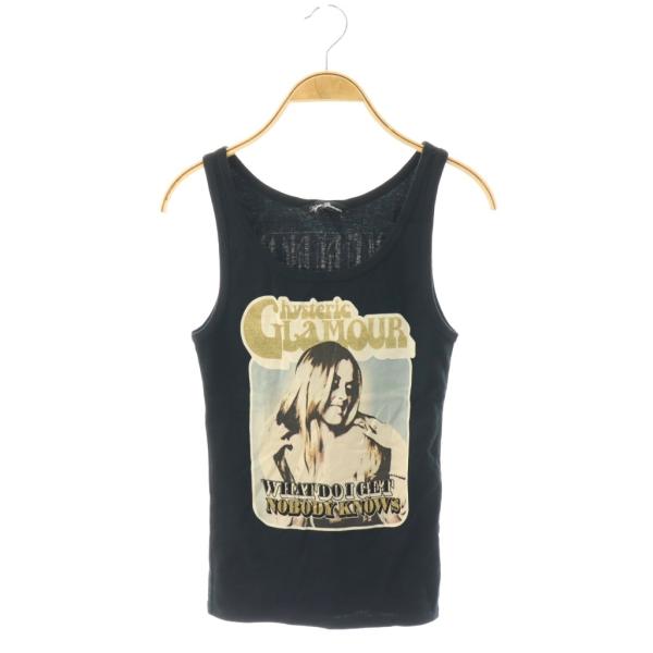 ヒステリックグラマー HYSTERIC GLAMOUR ガールタンクトップ ノースリーブ コットン ...