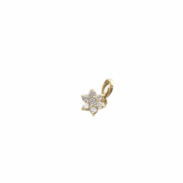 スタージュエリー STAR JEWELRY フラワー ペンダントトップ K18 イエローゴールド /...