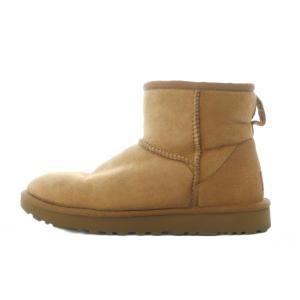 アグ オーストラリア UGG australia Classic Mini II ショートブーツ US7 24cm キャメル /RI ■OS レディース