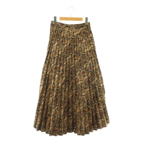 アメリヴィンテージ Ameri VINTAGE PYTHON PLEATS SKIRT スカート プ...