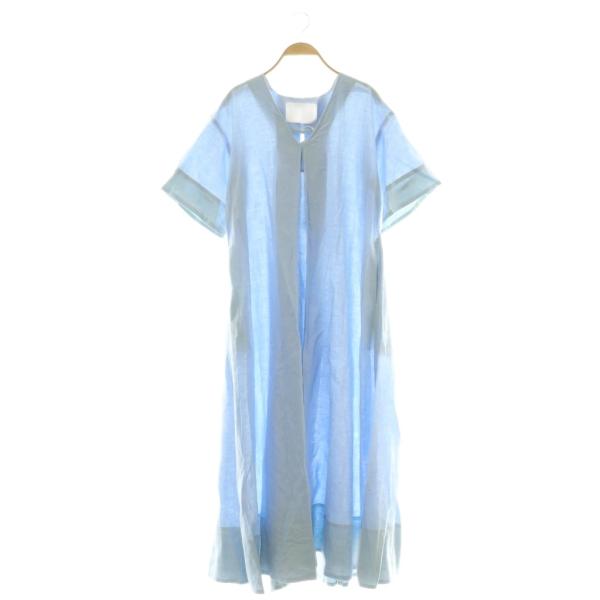 未使用品 マイラン MYLAN 25SS V-Neck Pleated Dress ワンピース ロン...