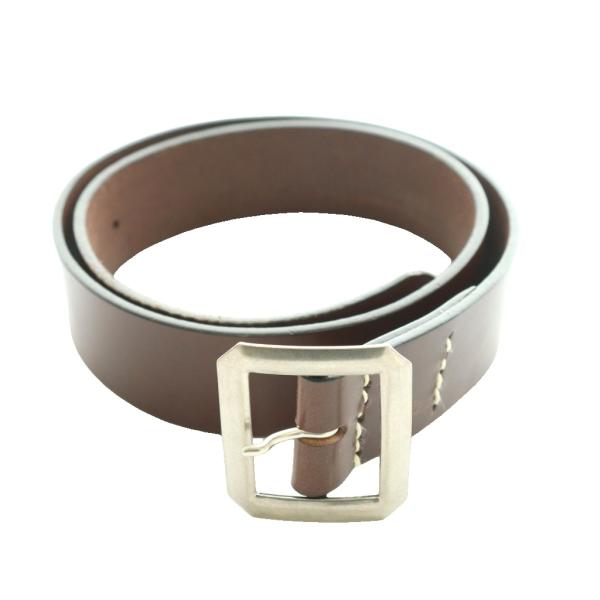 ウエアハウス WAREHOUSE Lot 6039 GARRISON BELT ベルト 茶 ブラウン...