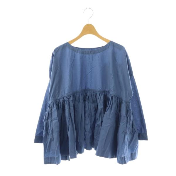 ヴェリテクール Veritecoeur ST-141 ギャザーショートチュニック ブラウス F スモ...