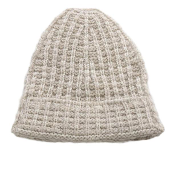 メゾンマルジェラ Maison Margiela MM6 帽子 ニットキャップ ビーニー アルパカ混...