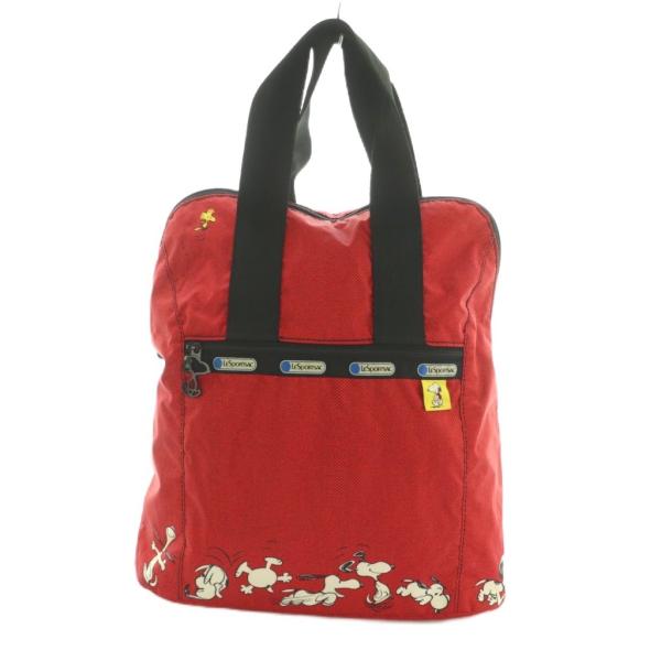 レスポートサック LesportSAC × ピーナッツ スヌーピー リュックサック デイパック 総柄...