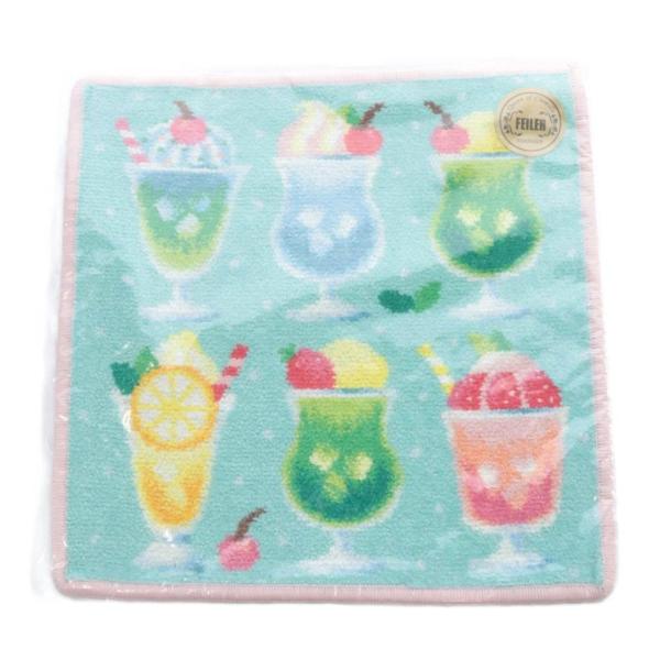 未使用品 フェイラー FEILER ラブラリーバイ ラブラリーパーラー ハンカチ マルチカラー /S...