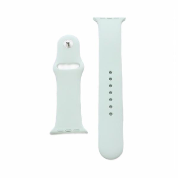 アップルウォッチ用バンド Apple Watchスポーツバンド 45mm M/L ベルト 水色 ライ...