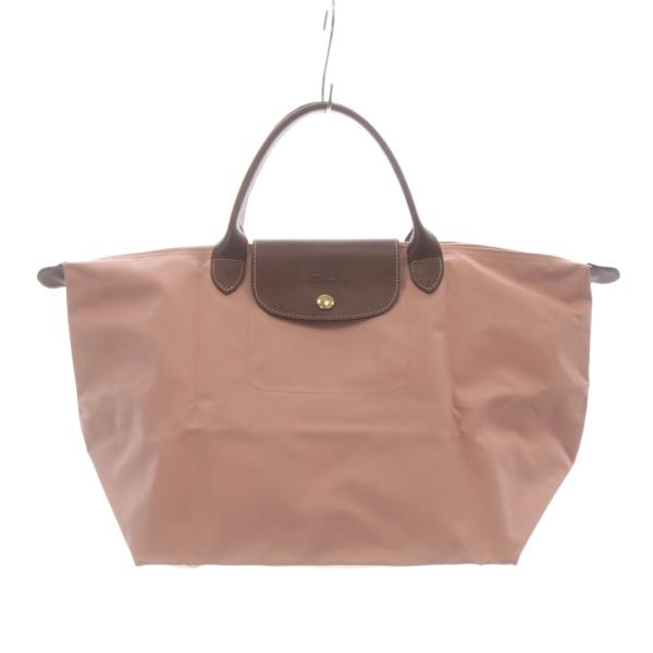 ロンシャン LONGCHAMP ル プリアージュ M トートバッグ ハンドバッグ ピンク 茶色 ブラ...