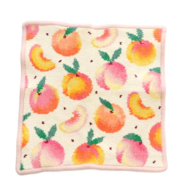 ラブラリーバイフェイラー LOVERARY BY FEILER ピーチドット タオルハンカチ フルー...