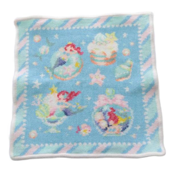 フェイラー FEILER マーメイドラグーン タオルハンカチ 青 ブルー /SR レディース