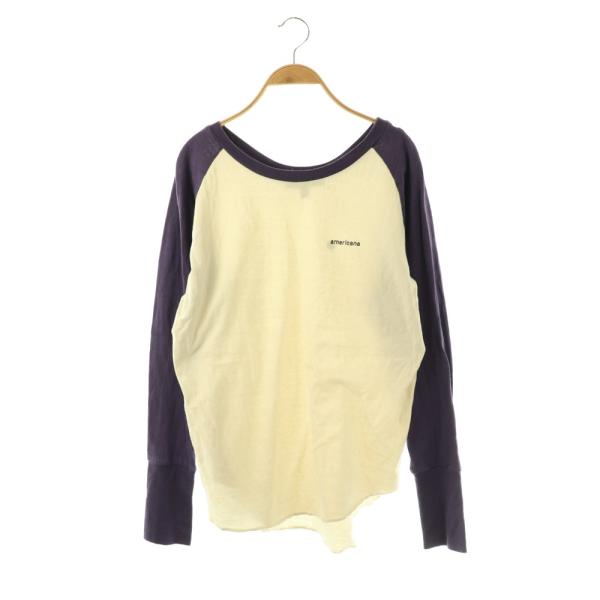 アメリカーナ AMERICANA ベースボールTシャツ BEAUTY&amp;YOUTH別注 F ホワイト、...