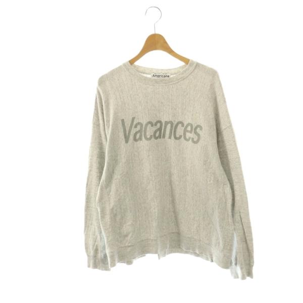 アメリカーナ AMERICANA 25SS VacancesロングスリーブTシャツ カットソー ロゴ...