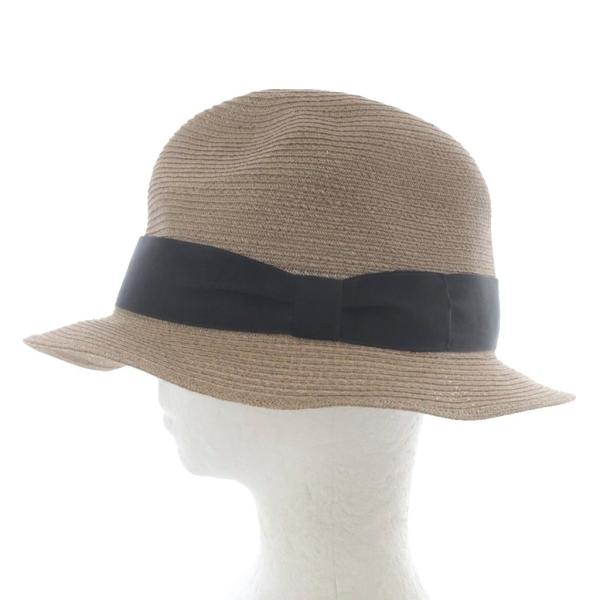 カシラ CA4LA 帽子 麦わら ヘンプハット 61 グレー /YO4 ■SH