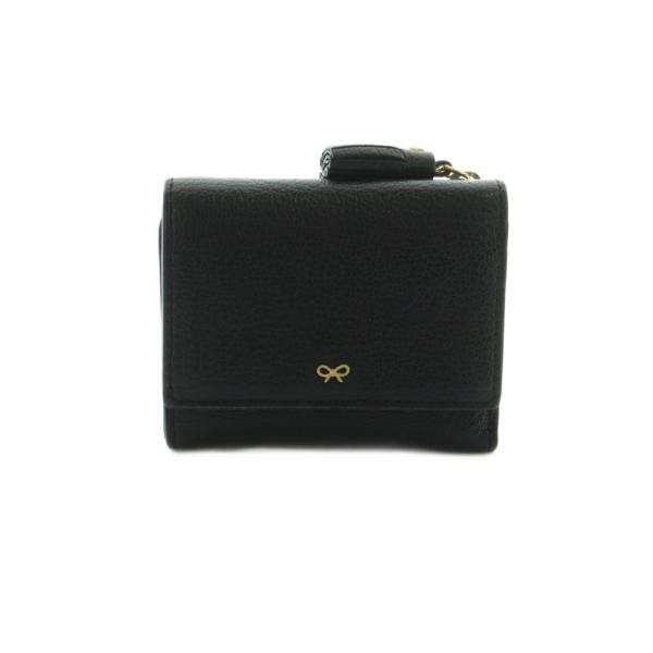 アニヤハインドマーチ Mini Trifold Zip Peeping Eyes 財布 三つ折り 小...