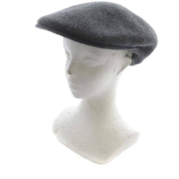 カンゴール KANGOL WOOL 504 ハンチング 帽子 L グレー /SR ■AD メンズ