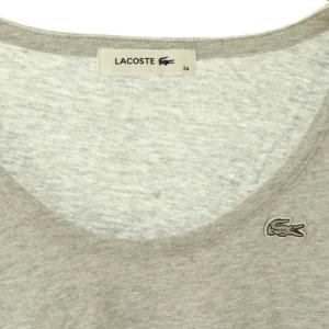 ラコステ LACOSTE Tシャツ 34 グレ...の詳細画像2