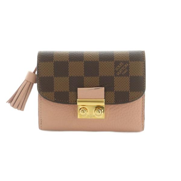 ルイヴィトン LOUIS VUITTON ポルトフォイユ クロワゼット ダミエ コンパクト ウォレッ...