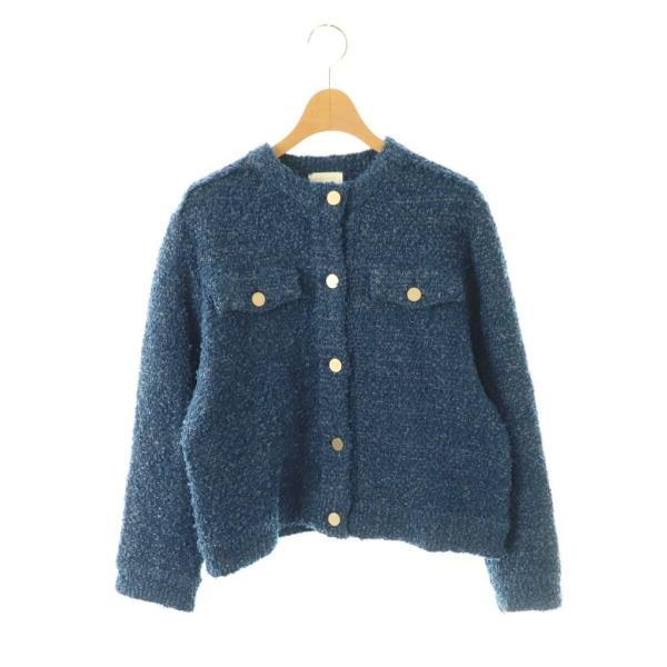 ボールジー BALLSEY トゥモローランド 25SS ミックスツイード クルーネックカーディガン ...