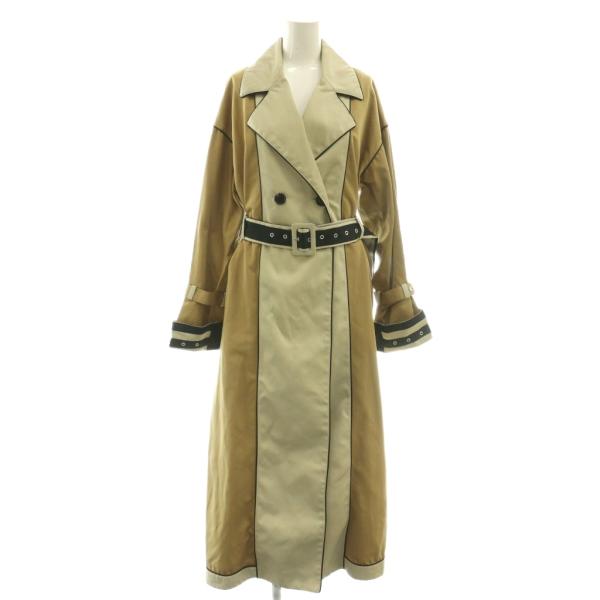 アメリヴィンテージ Ameri VINTAGE シームトレンチコート ロング ベージュ /MY ■O...