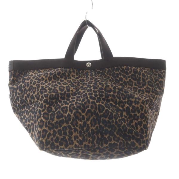 エルベシャプリエ Herve Chapelier パンサー 舟型トートL レオパード ヒョウ柄 ハン...