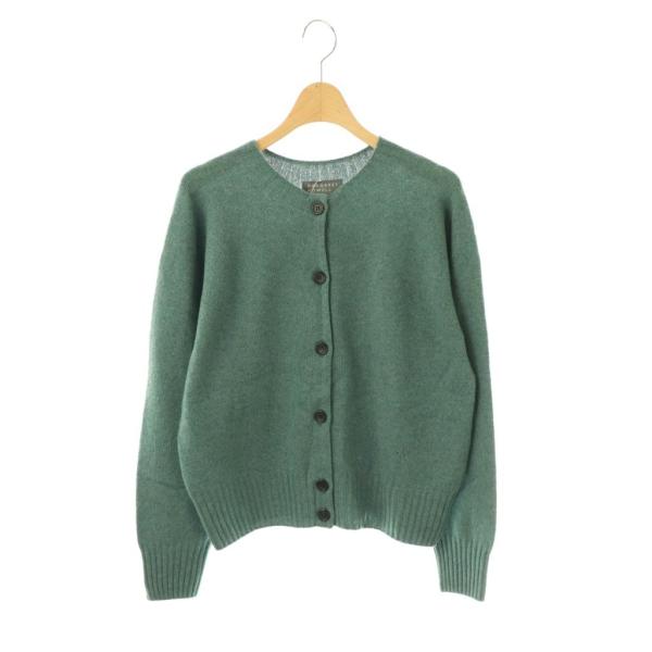 未使用品 マーガレットハウエル 25AW TWISTED CASHMERE WOOL クルーネックカ...