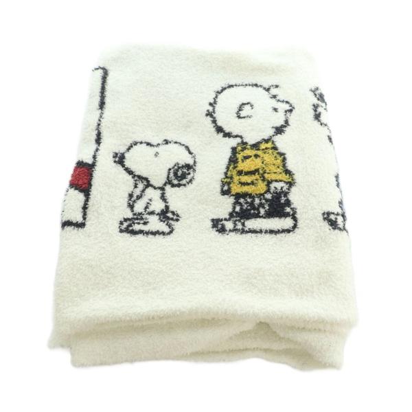 ジェラートピケ gelato pique × PEANUTS スヌーピー ブランケット 総柄 F 白...